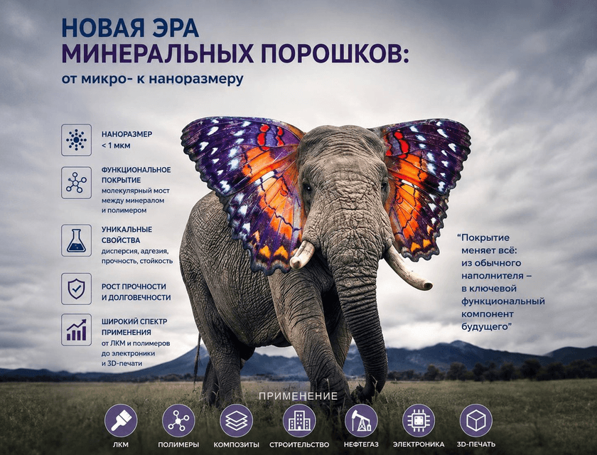 Превью статьи о субмикронных минеральных порошках и функциональных покрытиях
